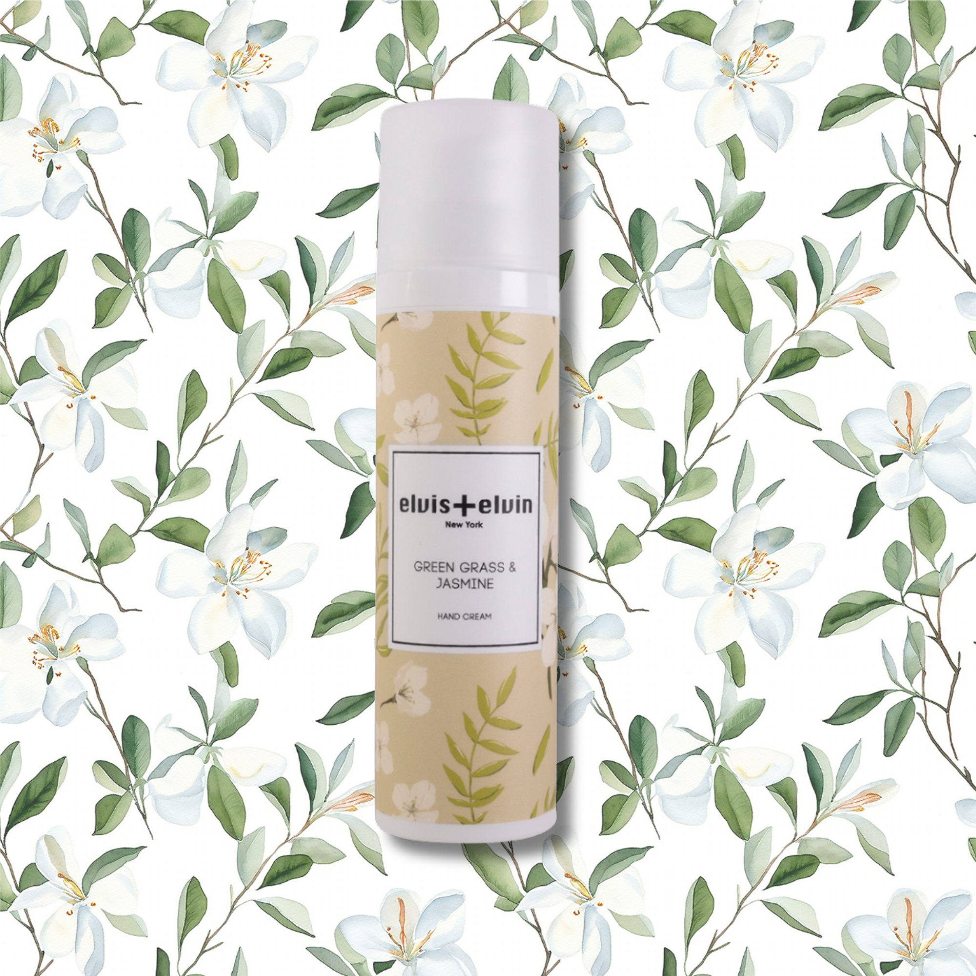 Green Grass & Jasmine Fragrance Hand Cream by elvis+elvin-2